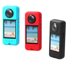 Shockproof Silicone Protective Case Cover with Lens Cover for Insta360 ONE X3