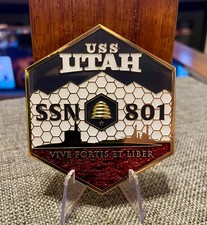 USS Utah SSN 801 US Navy Submarine Challenge Coin