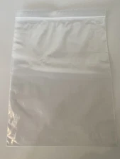 11x11 in Clear Reclosable Zip Seal Top Lock 2Mil Plastic Bags (100 packs)