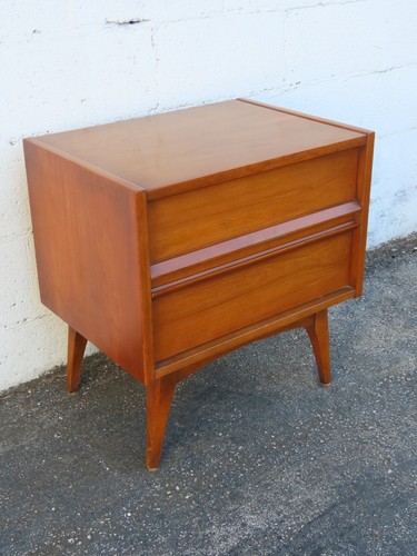 Mid Century Modern Nightstand Side End Bedside Table 6235