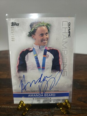 AMANDA BEARD 2020 Topps OLYMPIC CHAMPIONS AUTOGRAPH /100 #OC-AB AUTO
