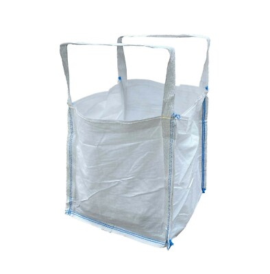 Mini 50x50x50cm weiß FIBC Großbau Aggregat Garten Jumbo Stämme Abfallsack