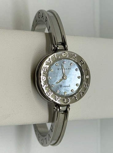 Bvlgari B.Zero1 Blue Mother of Pearl Women's Watch - BZ22S