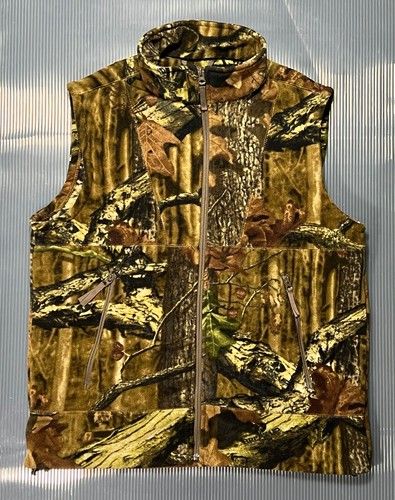 Cabela's Legacy Fleece Vest Big Game Camo 2961415 - Size Medium