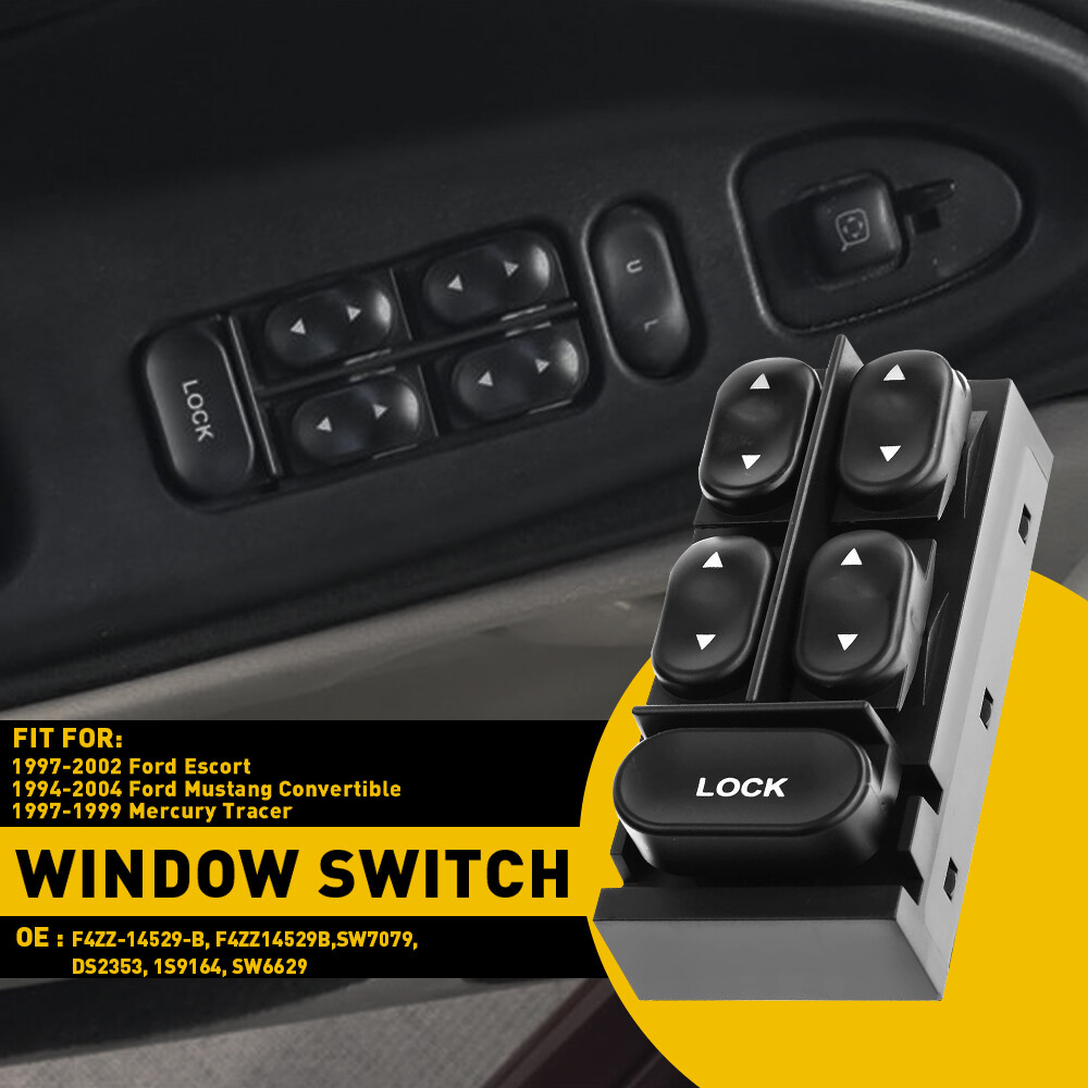 94-04 Ford Mustang Convertible Driver Side Power Window Switch