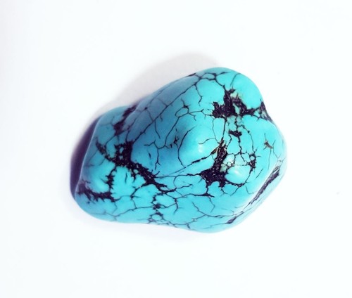 Piedra preciosa suelta turquesa natural áspera 53,80 quilates certificada con regalo gratis - Imagen 4 de 6