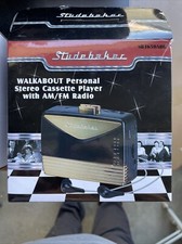 Studebaker Walkabout Walkman Personal Stereo Cassette Player with AM/FM Radio