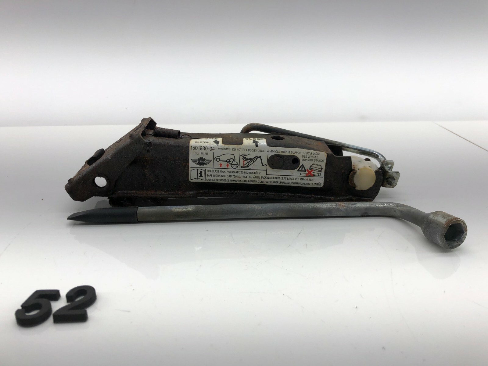 0208 MINI COOPER CAR JACK LIFT AND TOOL WITH POUCH OEM 1501930 eBay