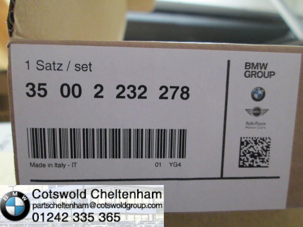 BMW Genuine M Performance Stainless Steel Pedal Cover Set  