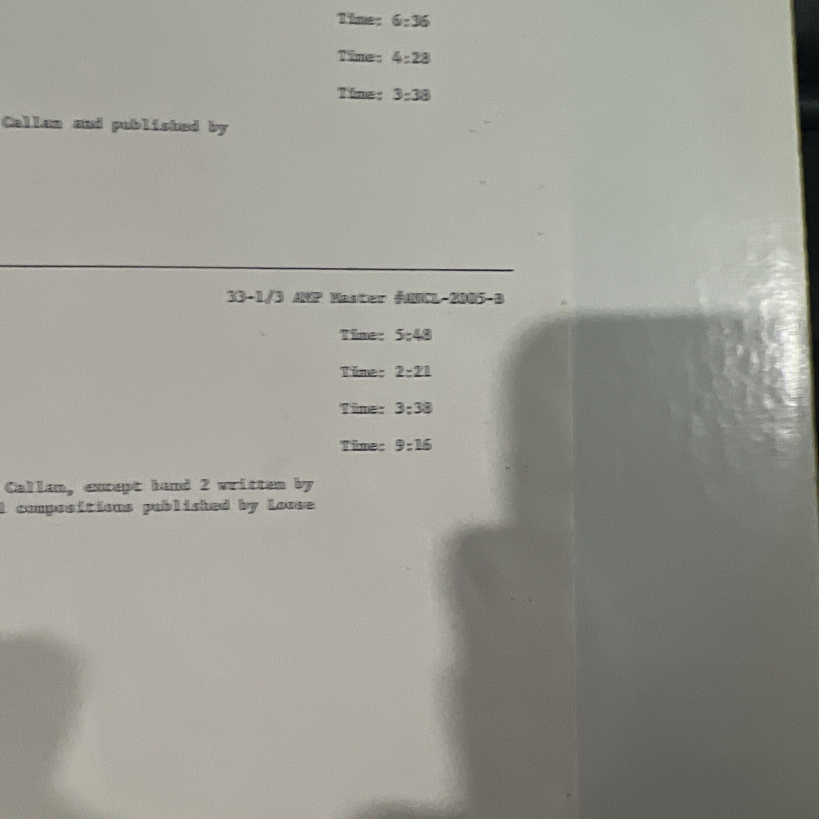 BLUE GOOSE 1975 Self Titled TEST PRESSING Vinyl Record Album LP RARE ...