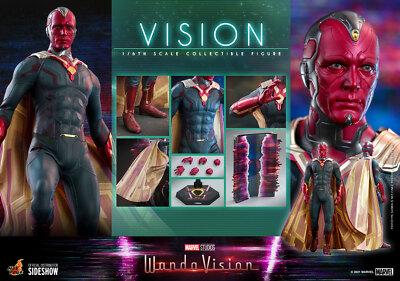 Hot Toys TMS037 WandaVision Vision 1/6 Scale Figure | eBay