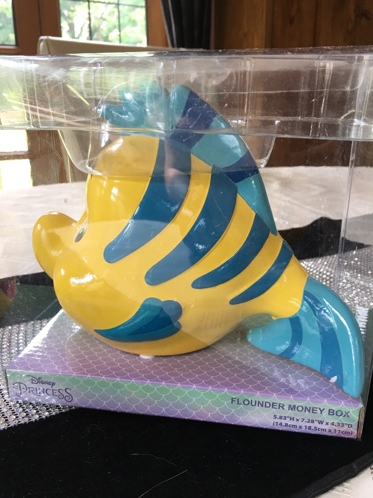 PRIMARK DISNEY LITTLE MERMAID FLOUNDER ARIEL CERAMIC ORNAMENT MONEY BOX BANK NEW eBay