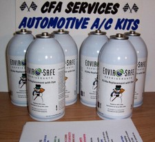 6 Cans Envirosafe Replacement Refrigerant Compatible In R12 And R134 Ac Systems 6 Cans Envirosafe Replacement Refrigerant Compatible In R12 And R134 Ac Systems