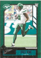 2020 Panini Playbook Denzel Mims #123 Purple SP RC