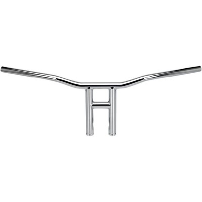 Biltwell Inc. 1in. Tyson XL Handlebar - 10in. - Chrome - 6240-1053