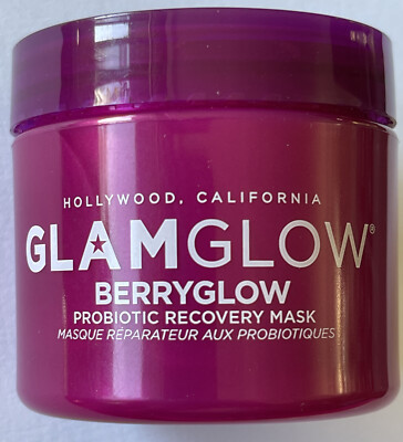 BERRYGLOW Probiotic Recovery Mask(2.5 Oz)By Glamglow Made In USA Facial Spa Day 