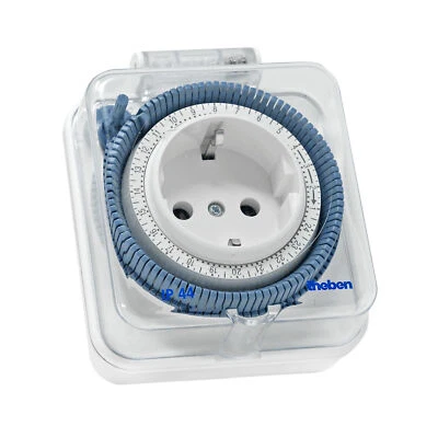 Analoge Steckdosen-Zeitschaltuhr theben timer 26 IP 44, Außenbereich