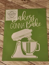 Magnolia Design Co Adhesive Reusable Silkscreen Stencil 🩷 "Bakers Gonna Bake"