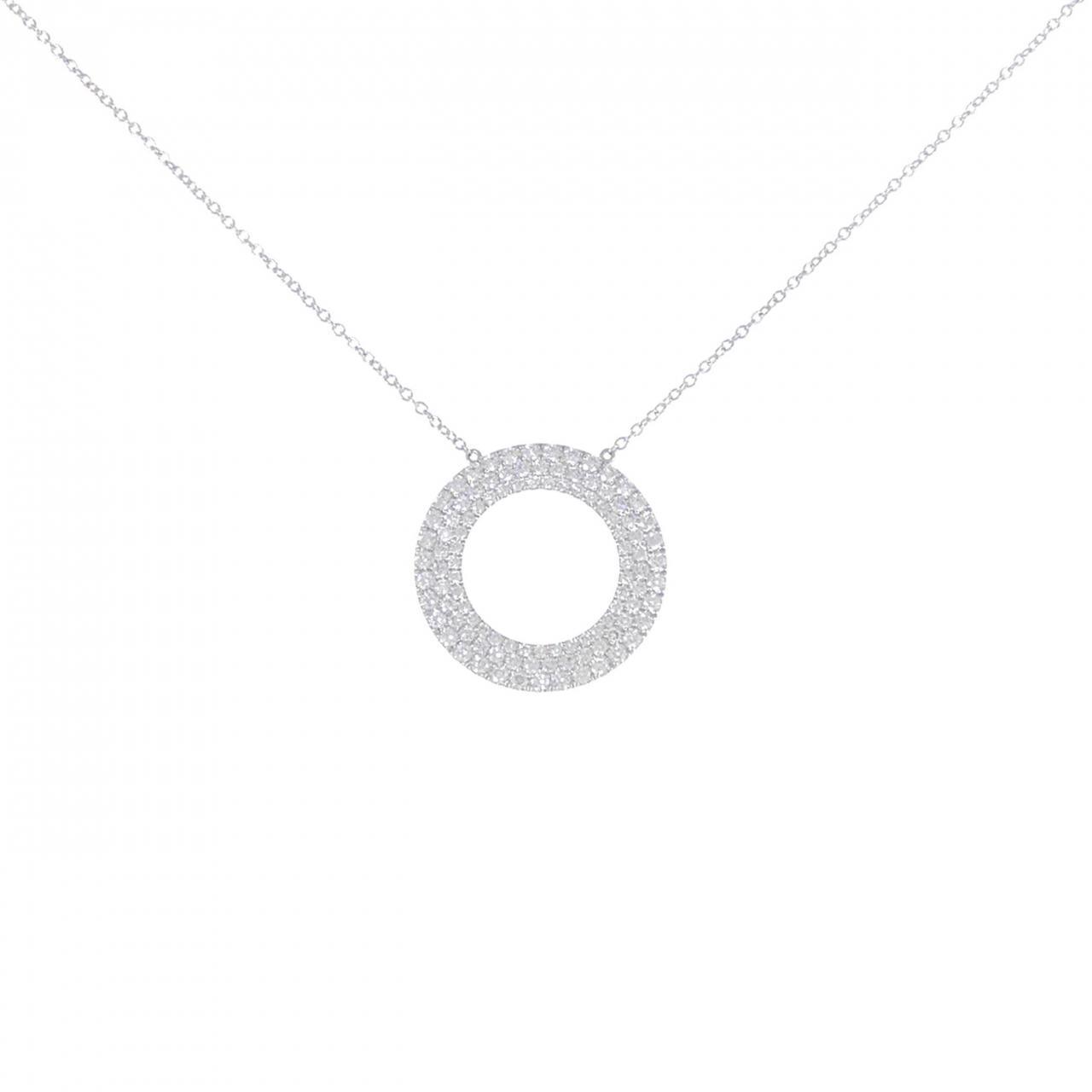 Authentic Tiffany Metro 3 Row Circle Pendant Necklace  #260-006-859-8525