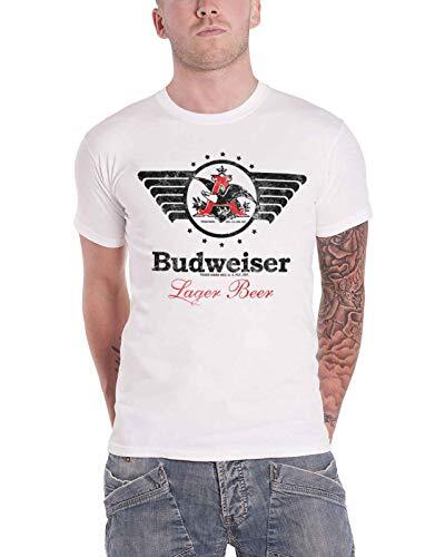 BEER - Budweiser Vintage Eagle - T-Shirt - (L) NUOVO