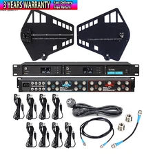 16 Channel 500M/1640.4FT UHF Antenna Distribution System Microphone Signal Amp