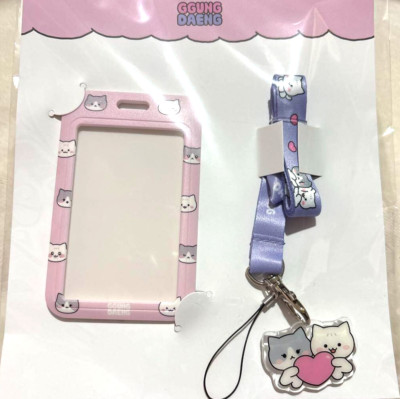 SHINee TAEMIN LOVE BLOSSOM POP-UP STORE GGUNGDAENG LANYARD SET +