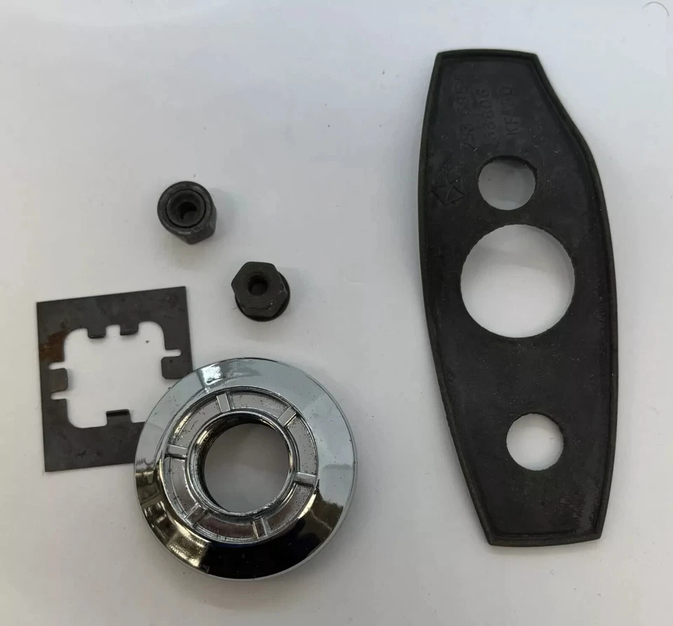 Espejo retrovisor de control remoto izquierdo Plymouth Fury 1969-1970 con ventanas de ventilación 2999125 nuevo de stock Foto 3 de 4