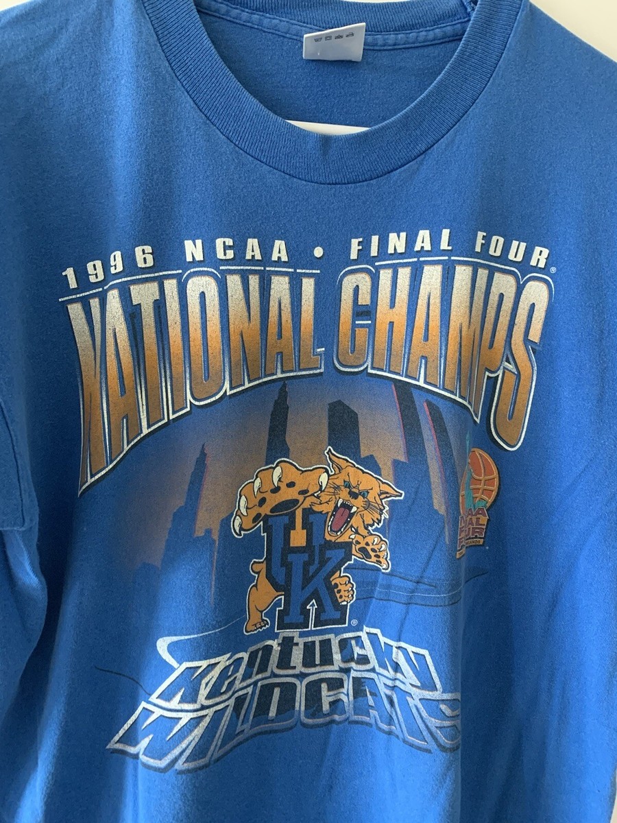 Vintage Kentucky Wildcats 1996 NCAA National Championship Tshirt