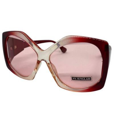Vintage Red and pink glasses frames #accessorize #sunglasses #retrostyle OVERSIZE Classic Vintage Retro Style SUNGLASSES X Large Huge  main image 4