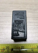 Vintage Letterpress Printing Block Bes-Pak Zipperseal Freezer Bags Advertising 