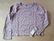 NWT TEA COLLECTION BABY RADISH POCKET LONG SLEEVE TEE SHIRT Girls 14