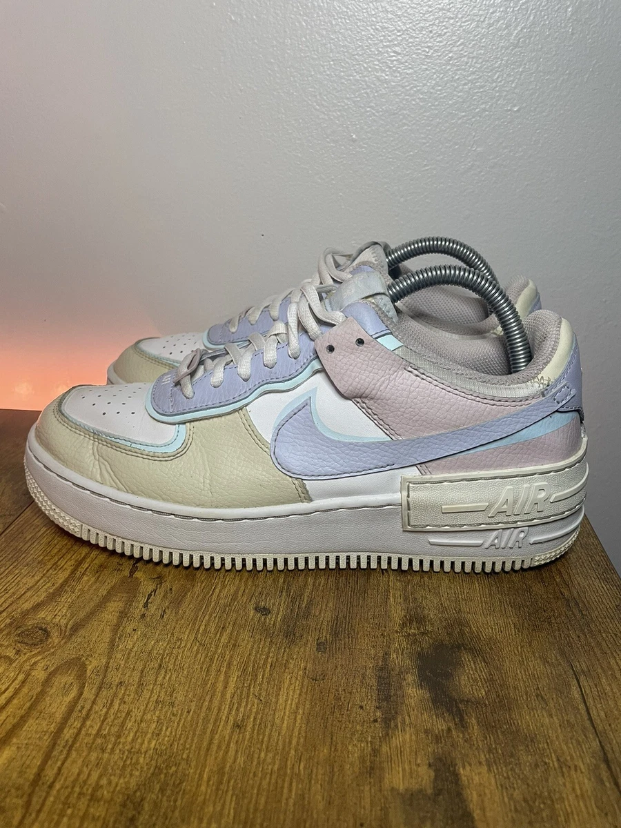 Nike Wmns Air Force 1 Shadow White Glacier Blue Ghost