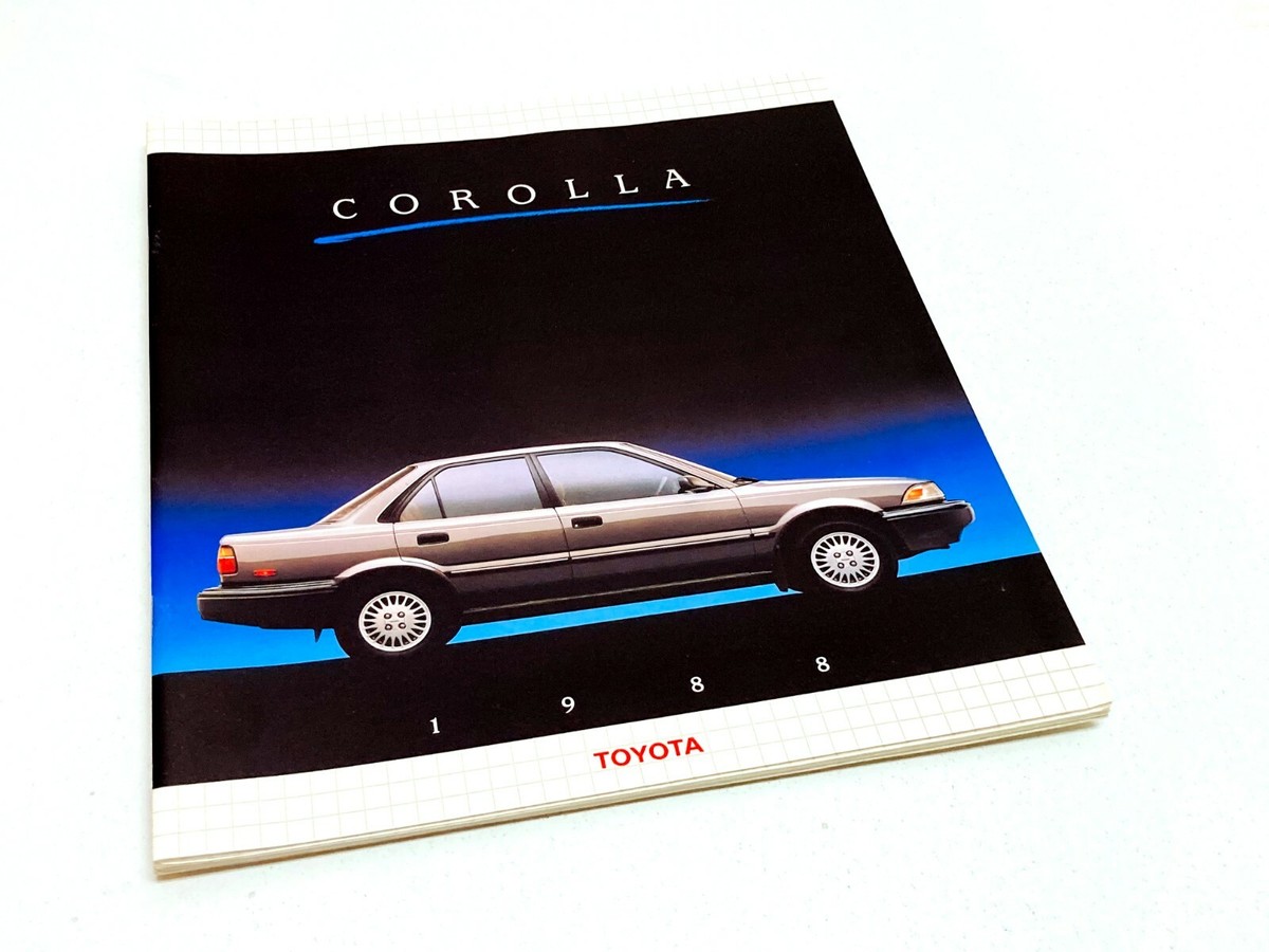 1988 Toyota Corolla Brochure | eBay