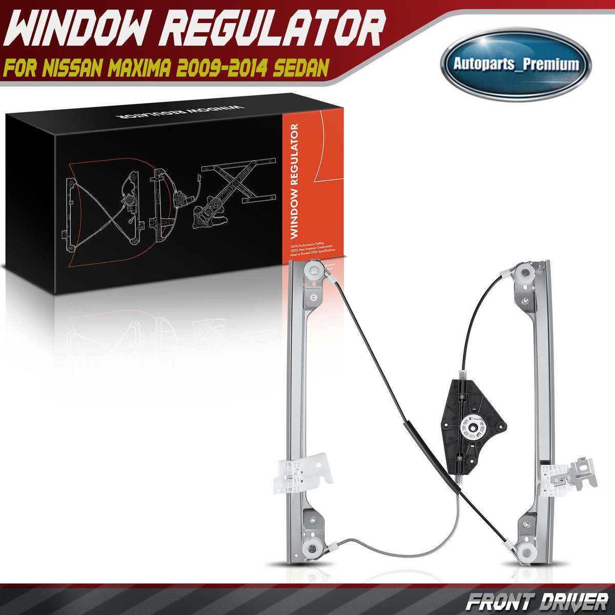 Front Driver Left Side Power Window Regulator for Nissan Maxima
