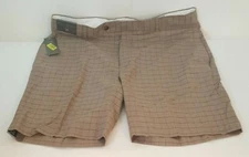 Daniel Cremieux Signature Collection Brown Checked Men's Shorts 38 NWT $69.50