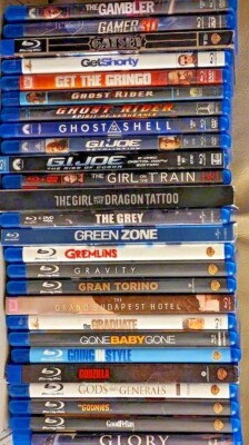 Blu-Ray Movies ~ Choose Your Titles ~ ''G'' + Action Comedy SciFi GREAT CONDITION
