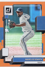 2022 Panini Donruss - [Base] - Holo Orange #99 - Marcus Semien