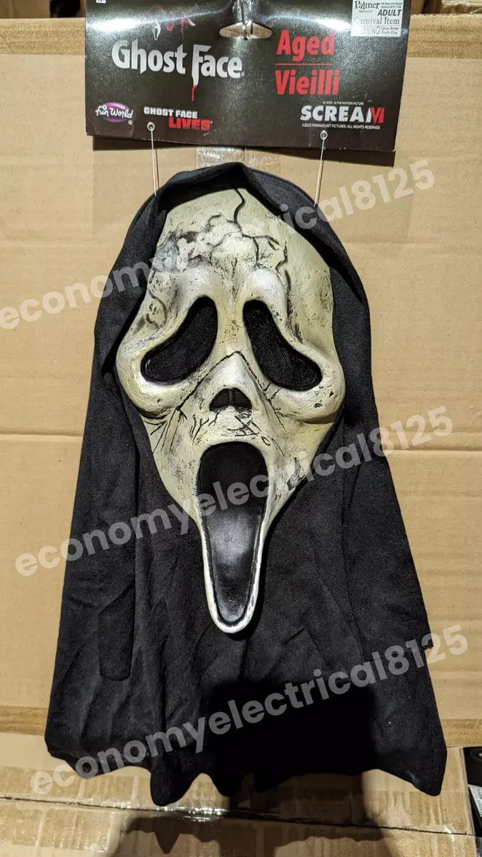 Ghost Face Aged Mask - SCREAM 6 VI Official Fun World