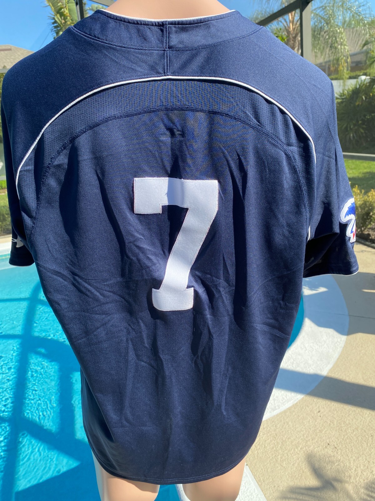 Cal Ripken #7 Blue Jersey Shirt Mens Under Armour L Large thumbnail 2