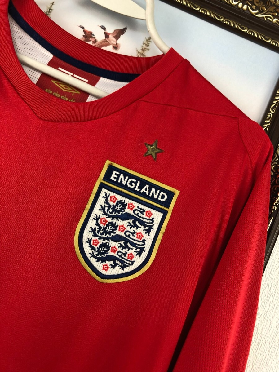 Umbro イングランド代表 J. COLE 2006 ユニフォーム 長袖 England Away football shirt 2006 Soccer #11 J. Cole Umbro
