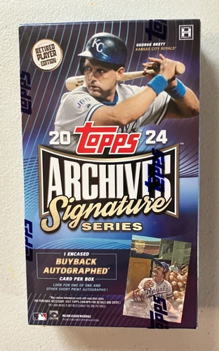 2024 Topps Archives Signature Series Retired Edition Factory Sealed Hobby Box