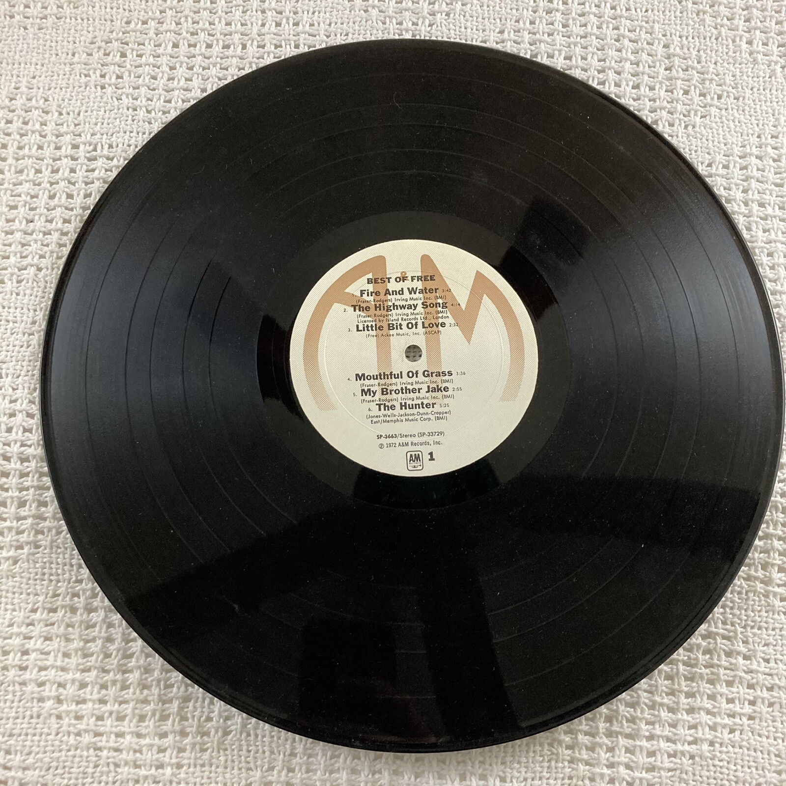 Free Best of Free Vintage LP Vinyl Record eBay