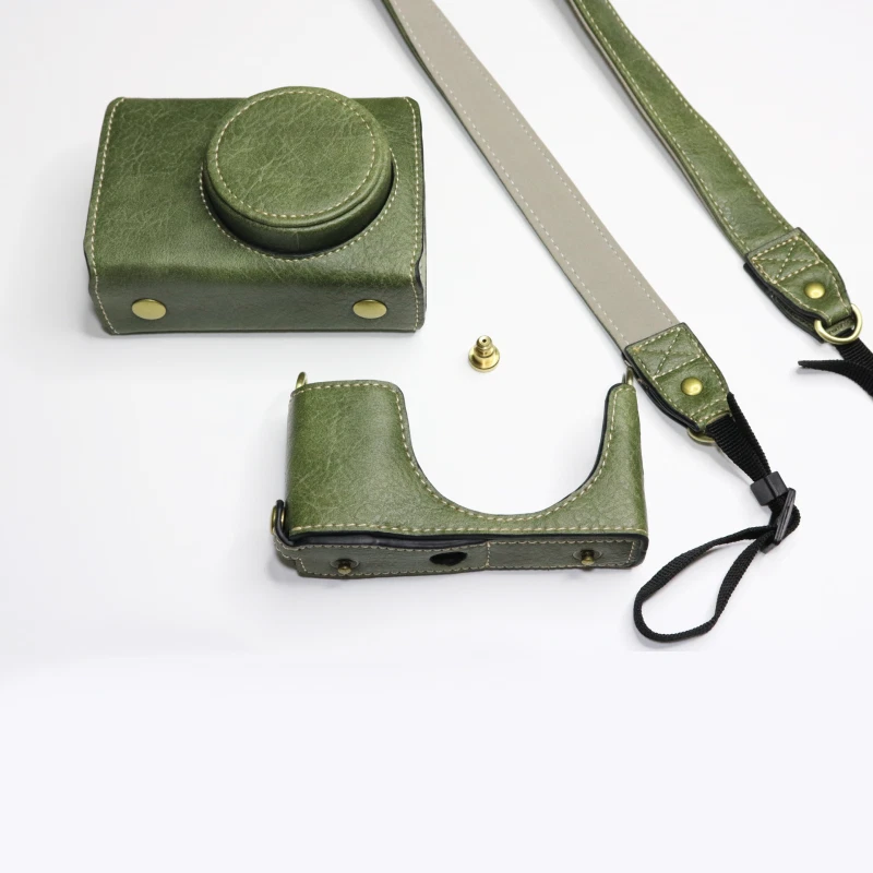 Leather Protect Case With Strap For Camera Ricoh GRIII GRII GR3 GR2 GRIIIX GR3X - Image 3 of 4