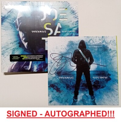 Joe Satriani - Shockwave Supernova CD HANDSIGNIERT SIGNED CD Digipack Handmade