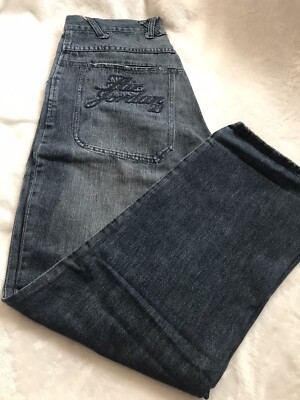 Vtg Air Jordan 23 Jumpman 20th Anniversary Baggy Navy Jeans Mens