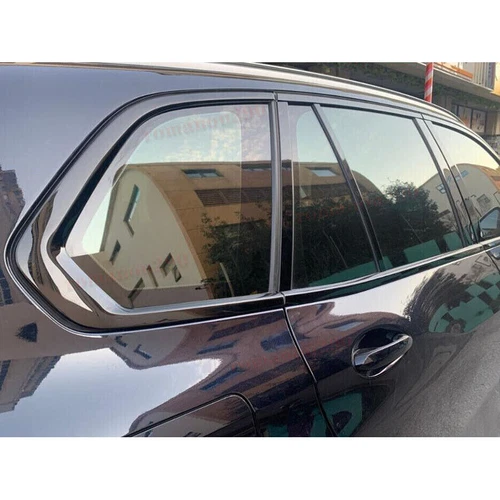 Fit For BMW X5 F15 2014-2018 Glossy black Car Window Sill Molding Strip Trim 10X - Picture 6 of 7