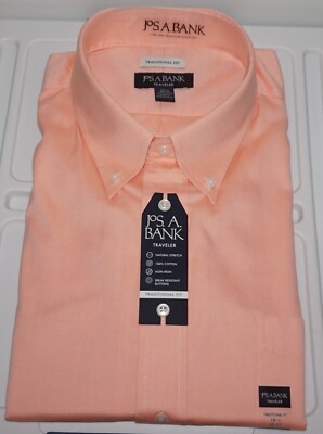 big and tall orange dress shirts Cutter & Buck Skyline Gingham Dress Shirt College Orange/White