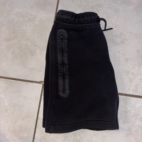 Nike Sportswear Tech Fleece Big Kids Shorts Big Black Style FD3289-010 Medium - Picture 8 of 10