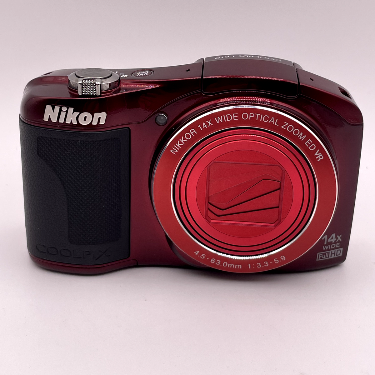Nikon COOLPIX L610 16.1MP Digital Camera – Red – Tested