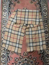 Burberry Unisex Schal kariert Beige Schwarz R...